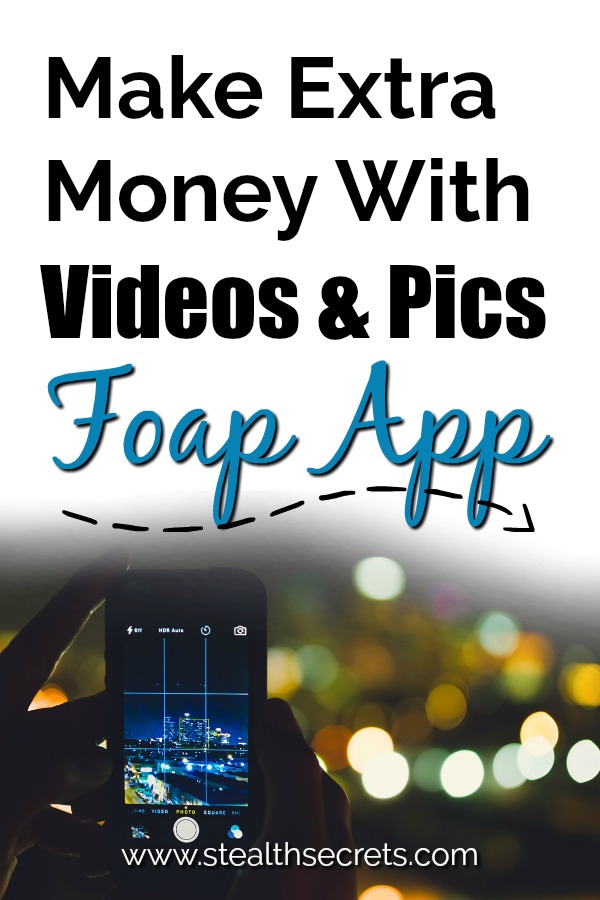 Learn how you can make money with the pictures and videos you take on your smartphone. You can make extra money on the side if you signup to the Foap app. It's a great side hustle if you like taking pictures and videos with your smartphone.