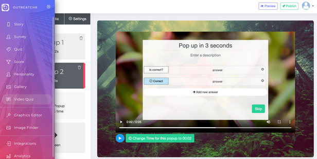 Outreachr Review Add Quizzes and Polls To Your Videos