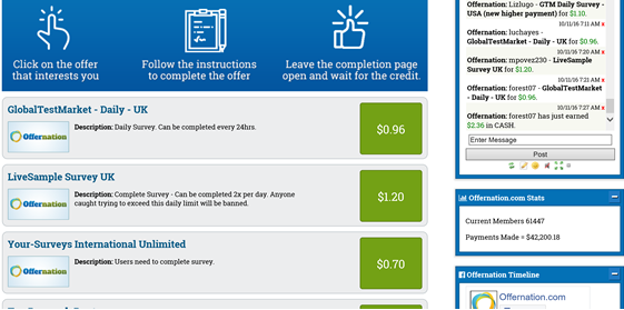 Offernation Daily Paid Surveys