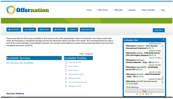 Offernation Live Paid Surveys