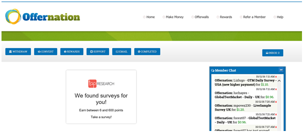 Offernation Tap Surveys