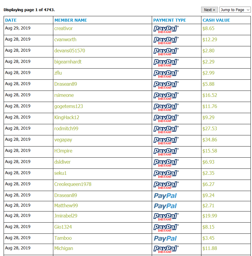Offernation Payment Proof